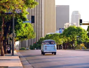 Los Angeles, 1996: clearly not devastated by nuclear war (VOY: "Future's End, Part II")