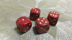 Four six-sided dice